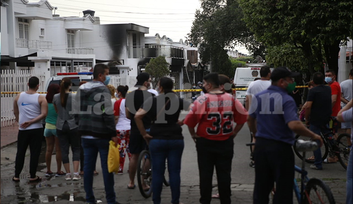 Incendio La Capellana Foto: La Opinión