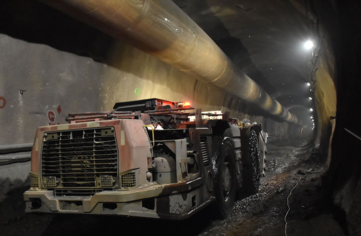 Avance de obra túnel Pamplona. 