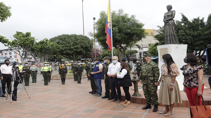 En el parque Juana Rangel de Cuellar se dio inicio a la conmemoración del Día Internacional de la Mujer./ Luis Alfredo Estévez/ La Opinión 