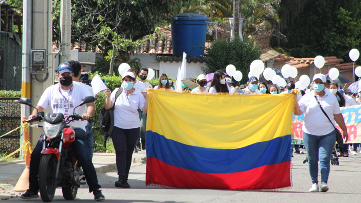 Chinácota se unió para rechazar la violencia 