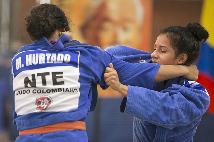Mabel Hurtado y Valentina Rubio, judocas nortesantandereanas. Foto: @juanpcohen