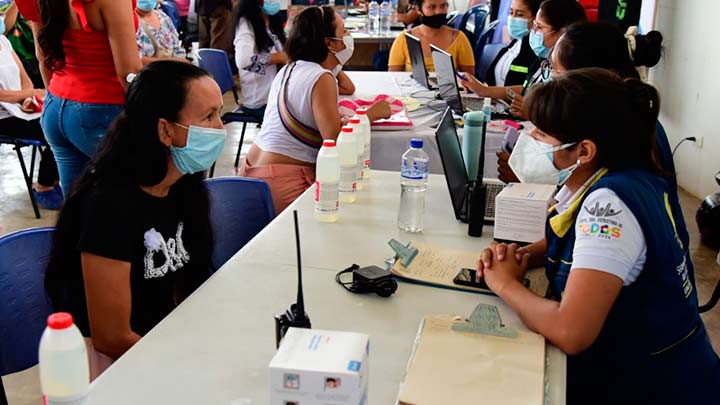 Fueron 4.000 los asistentes a la Feria de Servicios./Foto cortesía