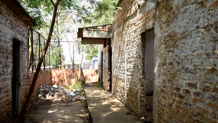 Intervenir el espacio donde antes funcionaba una escuela, es la solicitud del barrio Rudesindo Soto. /Foto: Pablo Castillo.
