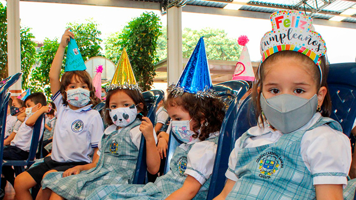 Los estudiantes celebraron los 62 años del Colegio Cardenal Sancha