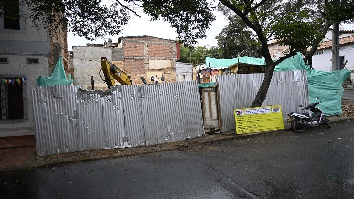 La famosa esquina esta convertida en un obra en construcción /Cortesía 