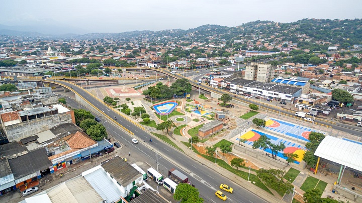 En total, se intervinieron 19.662 m2 en la primera fase. / Foto: Cortesía / La Opinión 