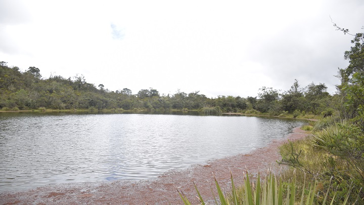 La Laguna El Salado está a unos 12°. / Foto: Pablo Castillo / La Opinión 