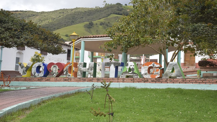 Parque principal de Chitagá. / Foto: Pablo Castillo / La Opinión 