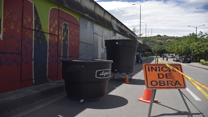 Las obras iniciaron hace poco. / Foto: Pablo Castillo / La Opinión 