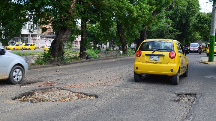 Por el sector del Canal Bogotá el deterioro es total 