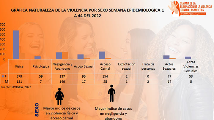 Tipos de violencia./Gráfico: cortesía