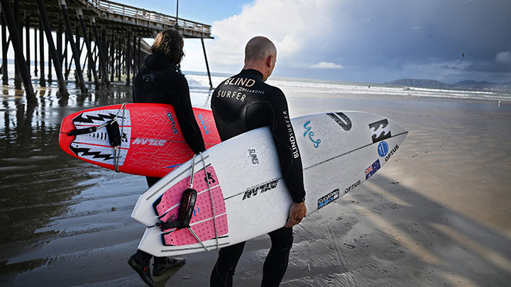 "Pero me encanta. Me encantan las olas grandes", asegura./Foto: AFP