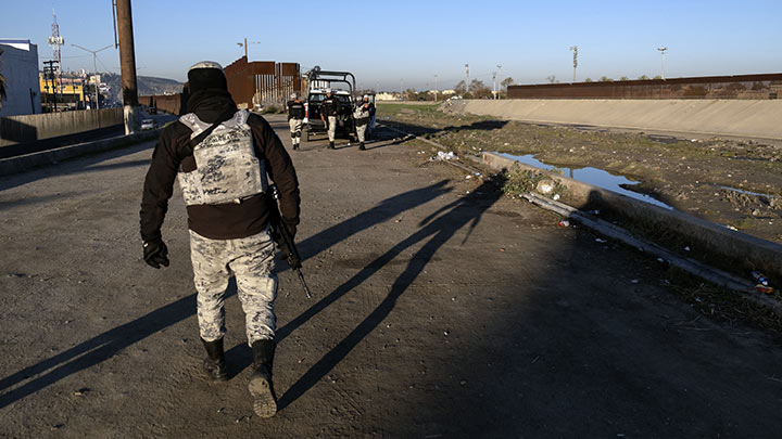 La frontera sur de Estados Unidos está cerrada a migrantes sin visa desde hace más de dos años./Foto: AFP