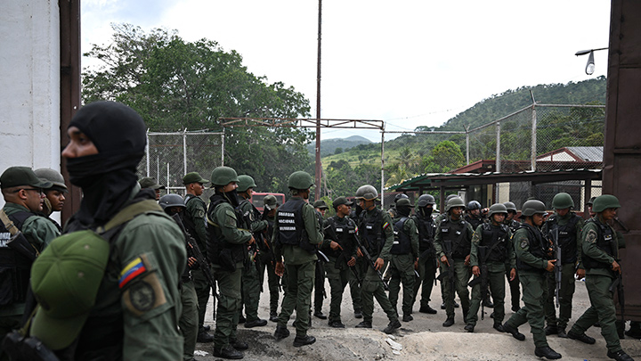 Venezuela-Más de 11.000 militares y policías se tomaron la cárcel de Tocorón.