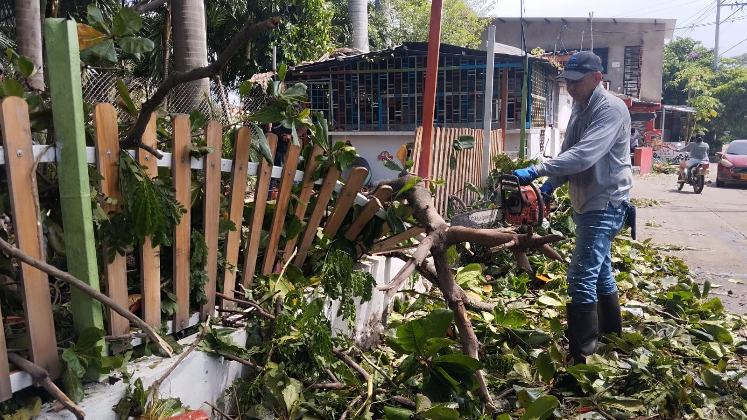 Las escenas de devastación que dejó el paso de un vendaval en El Zulia. 