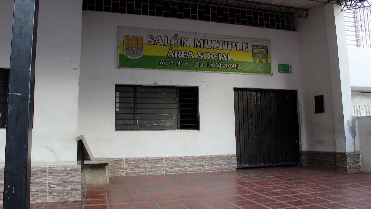 Salón comunal es usado por asociaciones, grupos juveniles y reuniones sociales