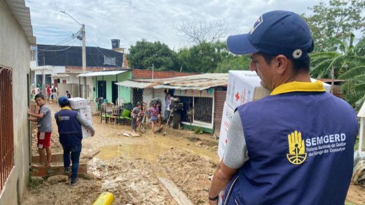 Secretaría de Riesgos ha hecho presencia en puntos críticos.