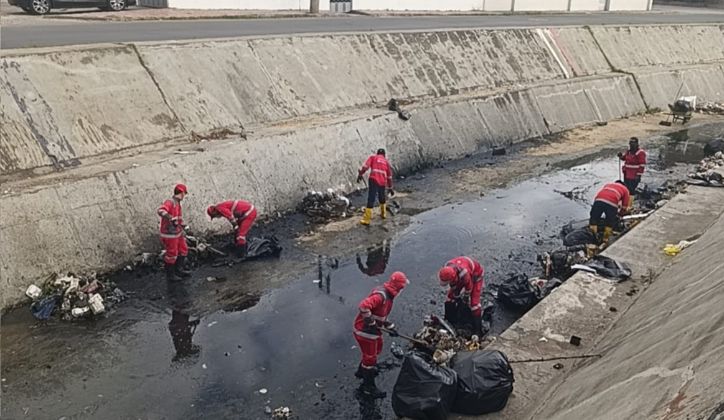 Veolia ha adelantado acciones de limpieza en los canales.