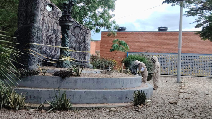 Bomberos Cúcuta atiende la emergencia. 