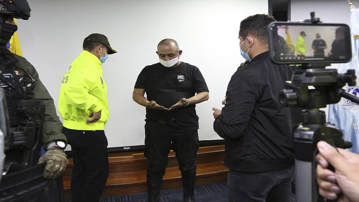 Lea además: Tras la rejas el jefe del ‘Clan del Golfo’./Foto: AFP