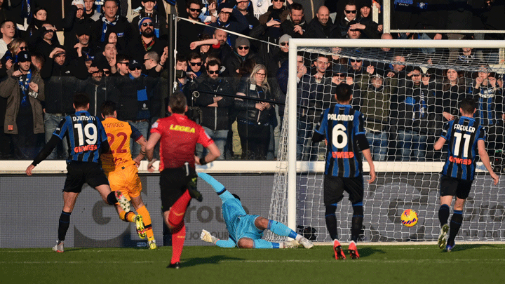 La  Roma le ganó al Atalanta 