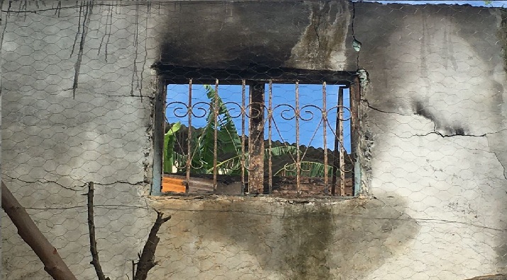 incendio en el barrio Panamericano. 