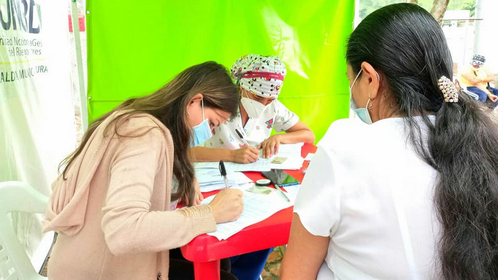 Vacunación en Durania.