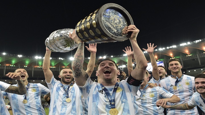 Argentina de la mano de Lio Messi volvió a sonreír con la Copa América.   / Foto archivo La Opinión