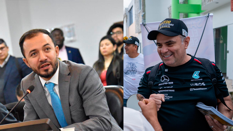 Diógenes Quintero y Carlos Salcedo