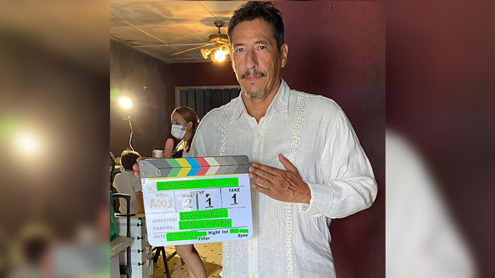 El cucuteño Elkin Díaz se encuentra rodando ‘Chits’ en Santa Marta, donde vive. / Instagram.