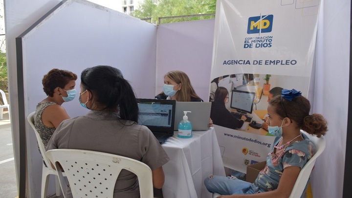 Ofertaron 3.131 puestos en la segunda Feria Laboral./Foto: cortesía