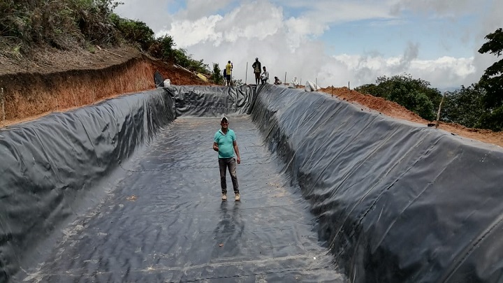En los municipios PDET, se han venido ejecutando obras como el mejoramiento y construcción de vías./Foto: cortesía