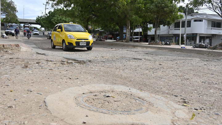 Huecos en las calles de Cúcuta