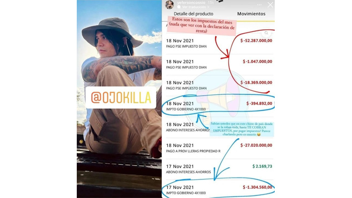 Influencer Yeferson Cossio renuncia a ser colombiano ¿qué pasó?