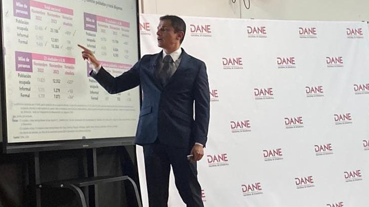 Leonardo Trujillo, director encargado  del DANE