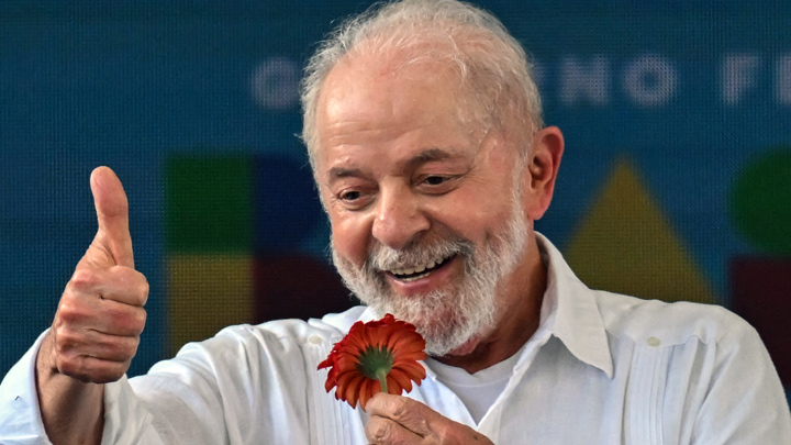 Lula da Silva presidente de Brasil