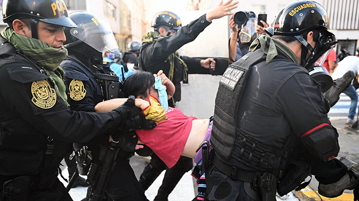 Manifestaciones en Perú 
