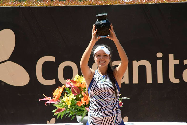 María Camila Osorio, campeona de la Copa Colsanitas.