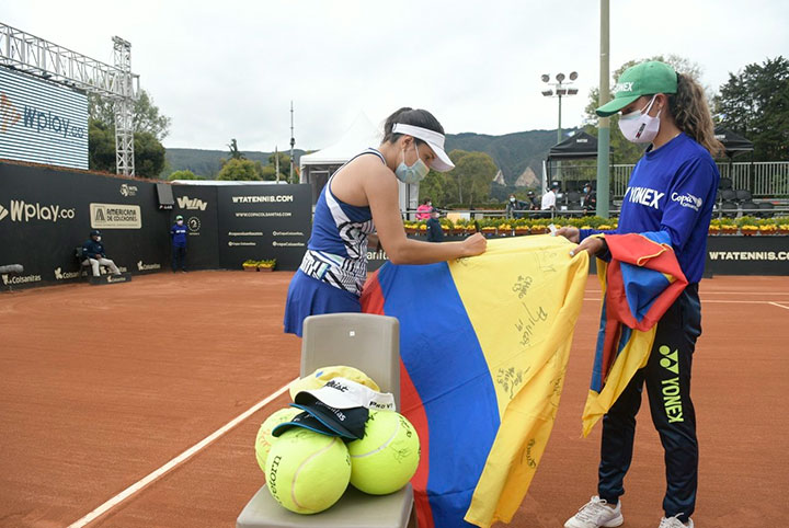 María Camila Osorio, mejor tenista colombiana de la actualidad.