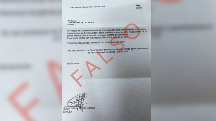 Clinica aclaró la situación 