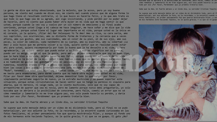 Caso de acoso, Pilar Velásquez