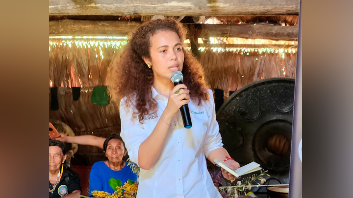 Ministra de las ciencias, Yesenia Olaya