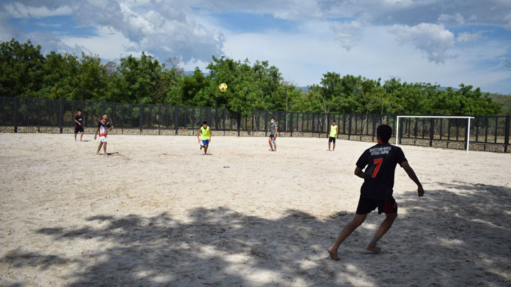 Norte, fútbol playa. 
