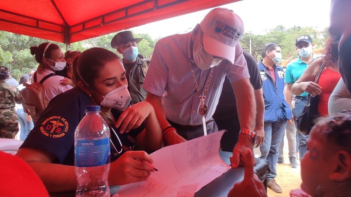 El alcalde de Cúcuta, Jairo Yáñez, estuvo presente en esta jornada./Foto: Farelo - La Opinión