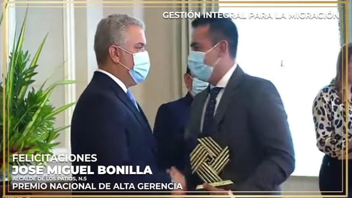 Alcaldía de Los Patios ganó premio Nacional de Alta Gerencia./Foto: cortesía