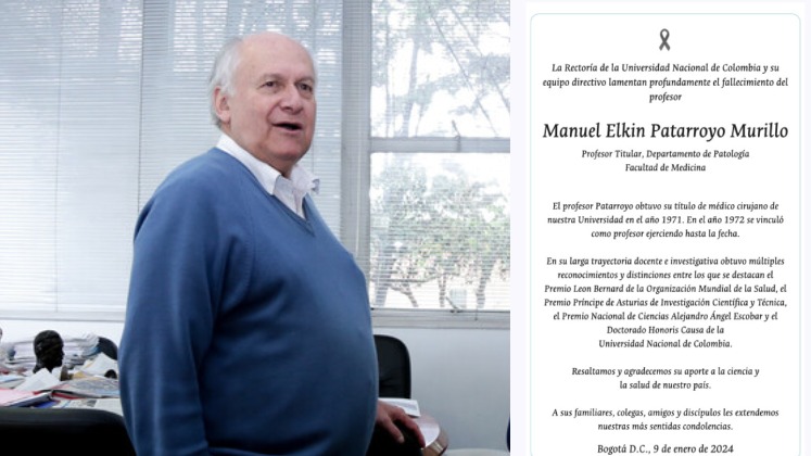 Manuel Elkin Patarroyo - Colprensa