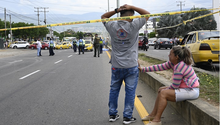 Accidente de tránsito.