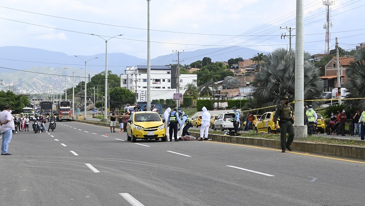 Accidente de tránsito.