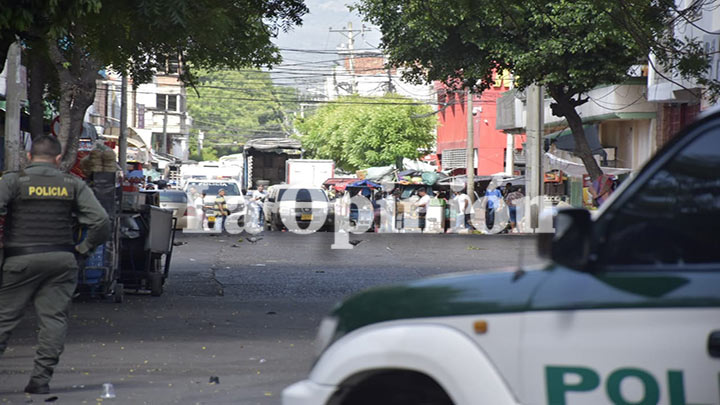 Momentos de pánico en el centro de Cúcuta./Foto: cortesía