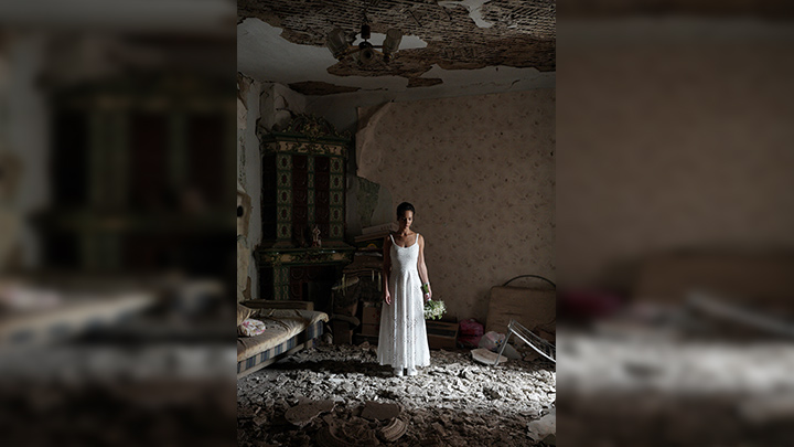 En Ucrania las bodas desafían a las bombas./Foto: AFP